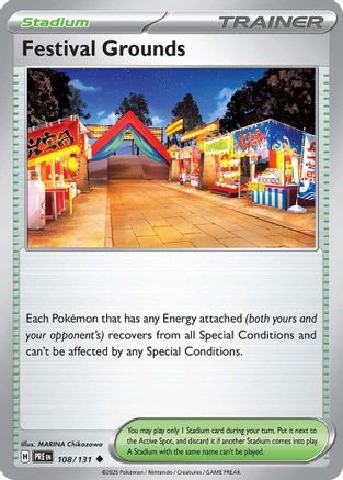 Festival Grounds 108/131 - [SV Prismatic Evolutions] Reverse Holofoil