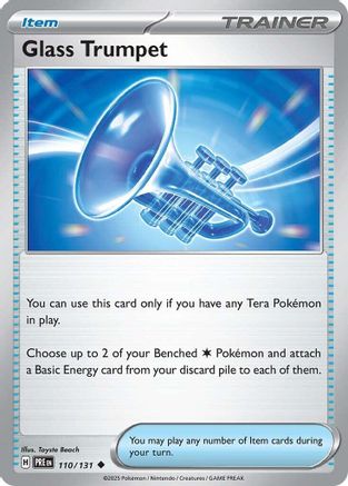 Glass Trumpet 110/131 - [SV Prismatic Evolutions] Reverse Holofoil