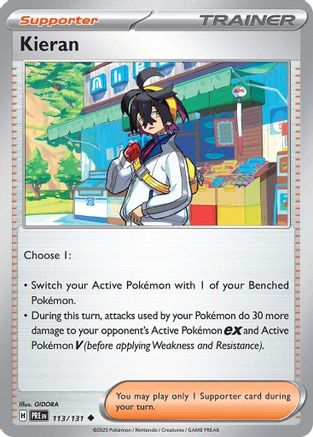 Kieran - 113/131 - [SV Prismatic Evolutions] Reverse Holofoil