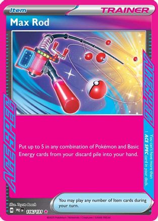Max Rod 116/131 - [SV Prismatic Evolutions] Holofoil