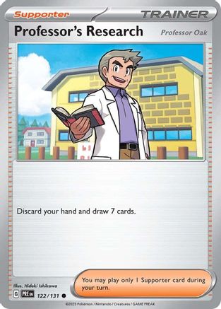 Professor's Research [Professor Oak] 122/131 - [SV Prismatic Evolutions] Reverse Holofoil