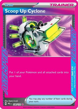 Scoop Up Cyclone 128/131 - [SV Prismatic Evolutions] Holofoil