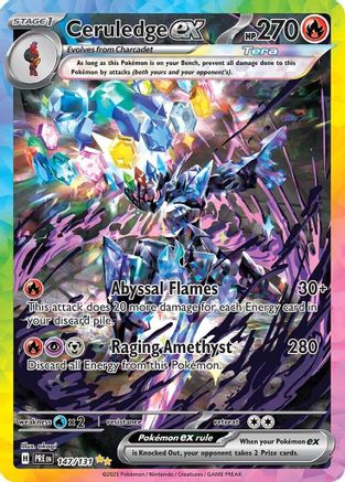 Ceruledge ex 147/131 - [SV Prismatic Evolutions] Holofoil