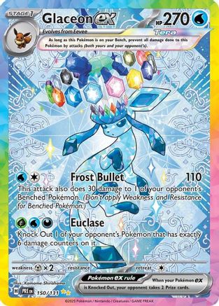 Glaceon ex - 150/131 - [SV Prismatic Evolutions] Holofoil