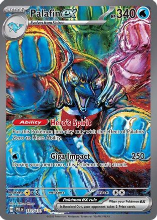 Palafin ex 151/131 - [SV Prismatic Evolutions] Holofoil