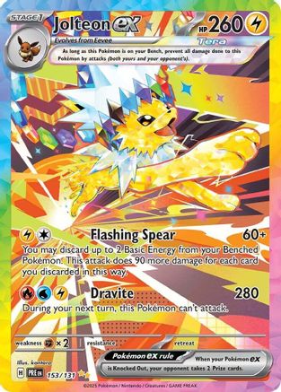 Jolteon ex - 153/131 - [SV Prismatic Evolutions] Holofoil