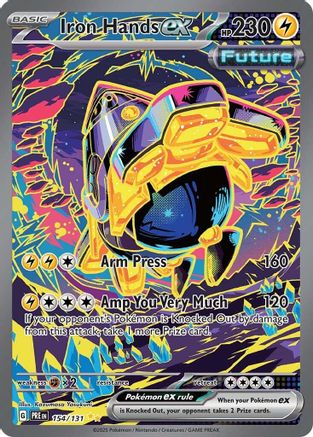 Iron Hands ex - 154/131 - [SV Prismatic Evolutions] Holofoil