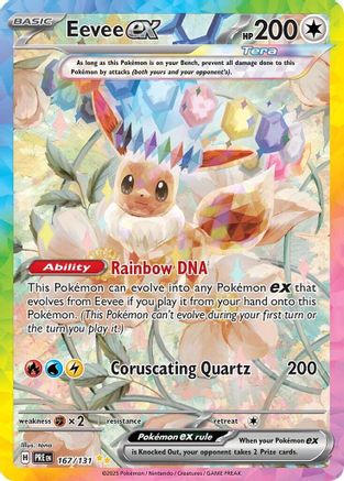 Eevee ex - 167/131 - [SV Prismatic Evolutions] Holofoil