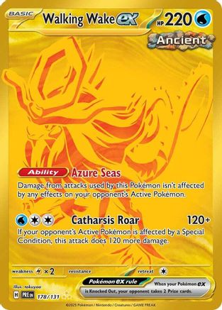 Walking Wake ex 178/131 - [SV Prismatic Evolutions] Holofoil
