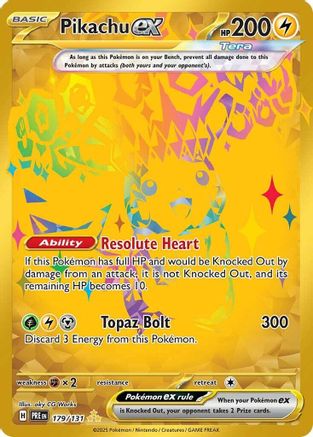 Pikachu ex - 179/131 - [SV Prismatic Evolutions]