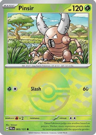 Pinsir (Poke Ball Pattern) 3/131 - [SV Prismatic Evolutions] Holofoil