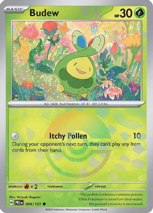 Budew (Poke Ball Pattern) 4/131 - [SV Prismatic Evolutions] Holofoil