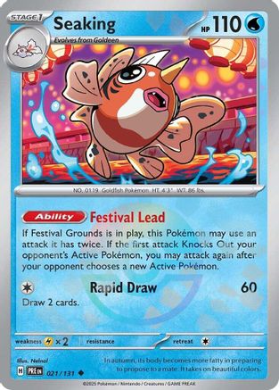 Seaking (Poke Ball Pattern) 21/131 - [SV Prismatic Evolutions] Holofoil