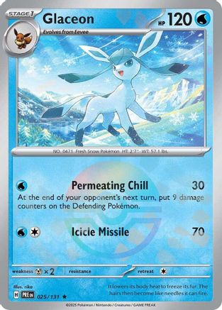 Glaceon (Poke Ball Pattern) 25/131 - [SV Prismatic Evolutions] Holofoil