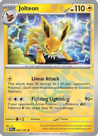 Jolteon (Poke Ball Pattern) 29/131 - [SV Prismatic Evolutions] Holofoil