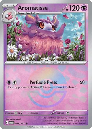 Aromatisse (Poke Ball Pattern) 39/131 - [SV Prismatic Evolutions] Holofoil