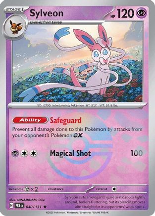 Sylveon (Poke Ball Pattern) 40/131  - [SV Prismatic Evolutions] Holofoil