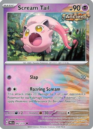 Scream Tail (Poke Ball Pattern) 42/131 - [SV Prismatic Evolutions]