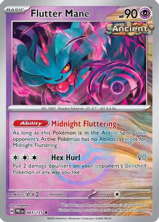 Flutter Mane (Poke Ball Pattern) 43/131 - [SV Prismatic Evolutions] Holofoil