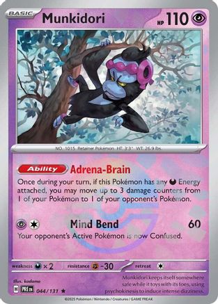 Munkidori (Poke Ball Pattern) 44/131 - [SV Prismatic Evolutions] Holofoil