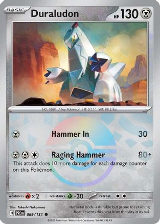 Duraludon (Poke Ball Pattern) 69/131 - [SV Prismatic Evolutions] Holofoil