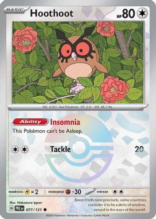Hoothoot (Poke Ball Pattern) 77/131 - [SV Prismatic Evolutions]