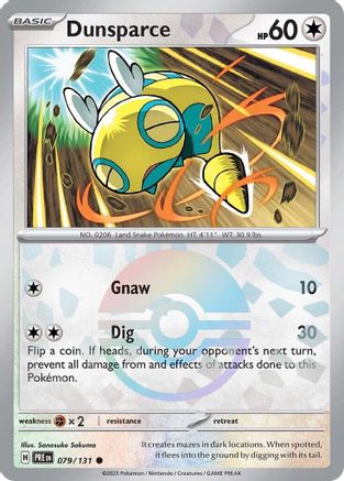 Dunsparce (Poke Ball Pattern) 79/131 - [SV Prismatic Evolutions] Holofoil