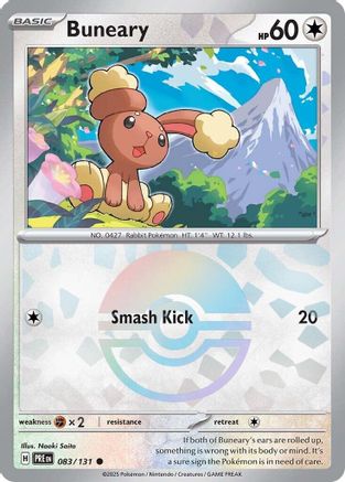 Buneary (Poke Ball Pattern) 83/131 - [SV Prismatic Evolutions]