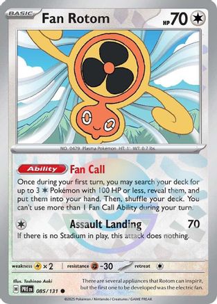 Fan Rotom (Poke Ball Pattern) 85/131 - [SV Prismatic Evolutions]