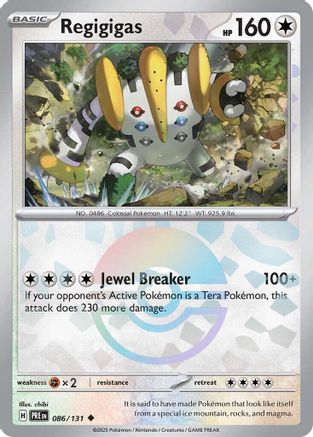 Regigigas (Poke Ball Pattern) 86/131 - [SV Prismatic Evolutions] Holofoil