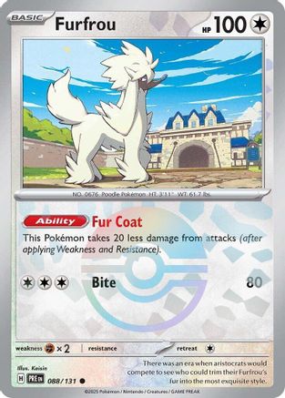 Furfrou (Poke Ball Pattern) 88/131 - [SV Prismatic Evolutions] Holofoil