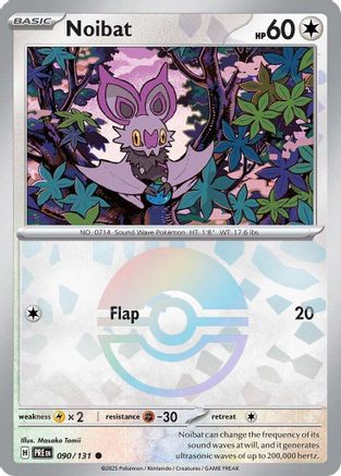 Noibat (Poke Ball Pattern) 90/131 - [SV Prismatic Evolutions]