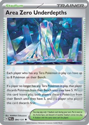 Area Zero Underdepths (Poke Ball Pattern) 94/131 - [SV Prismatic Evolutions] Holofoil