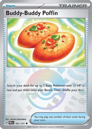 Buddy-Buddy Poffin (Poke Ball Pattern) 101/131 - [SV Prismatic Evolutions]