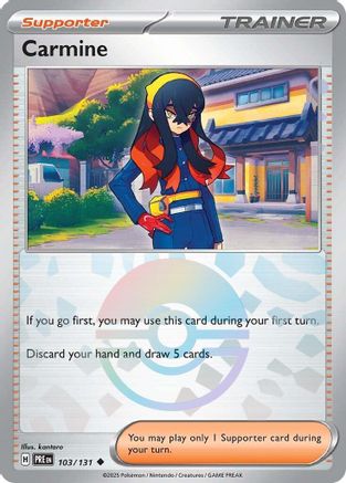Carmine (Poke Ball Pattern) 103/131 - [SV Prismatic Evolutions]