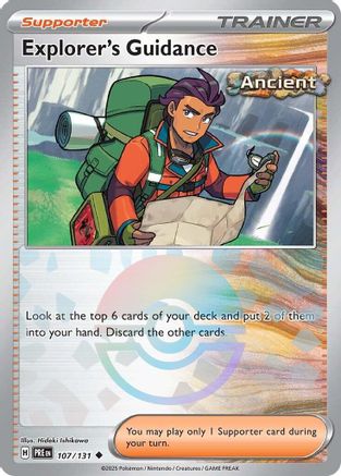 Explorer's Guidance (Poke Ball Pattern) 107/131 - [SV Prismatic Evolutions] Holofoil