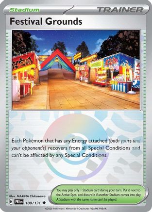 Festival Grounds (Poke Ball Pattern) 108/131 - [SV Prismatic Evolutions] Holofoil