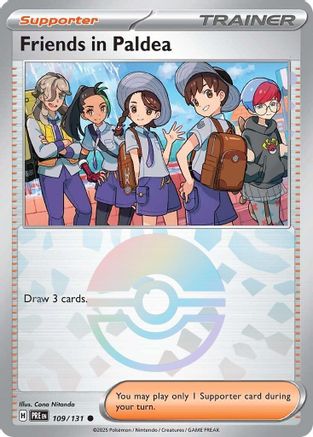 Friends in Paldea - 109/131 (Poke Ball Pattern) - [SV Prismatic Evolutions] Holofoil