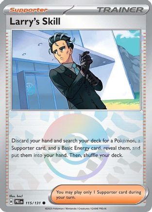 Larry's Skill - 115/131 (Poke Ball Pattern) - [SV Prismatic Evolutions]