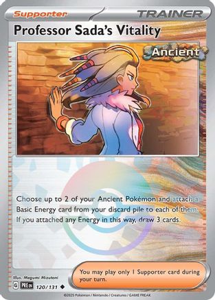 Professor Sada's Vitality (Poke Ball Pattern) 120/131 - [SV Prismatic Evolutions]