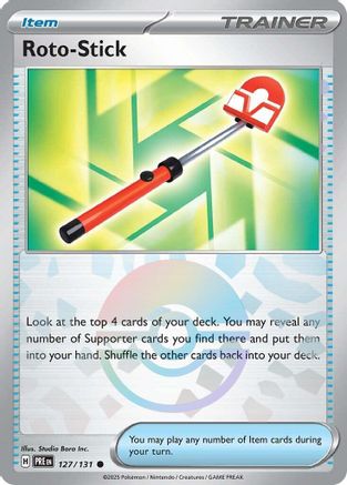 Roto-Stick (Poke Ball Pattern) 127/131 - [SV Prismatic Evolutions] Holofoil
