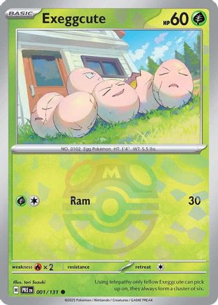Exeggcute (Master Ball Pattern) 1/131 - [SV Prismatic Evolutions] Holofoil