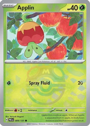 Applin (Master Ball Pattern) 9/131 - [SV Prismatic Evolutions]