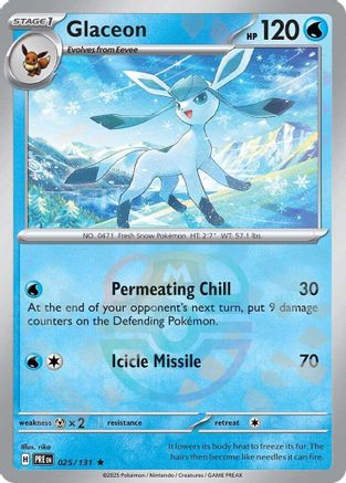 Glaceon (Master Ball Pattern) 25/131 - [SV Prismatic Evolutions]