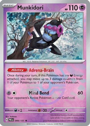 Munkidori (Master Ball Pattern) 44/131 - [SV Prismatic Evolutions] Holofoil