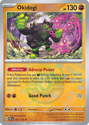 Okidogi (Master Ball Pattern) 57/131 - [SV Prismatic Evolutions] Holofoil