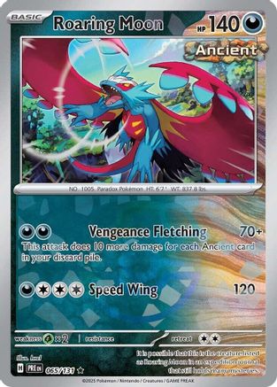 Roaring Moon (Master Ball Pattern) 65/131 - [SV Prismatic Evolutions]