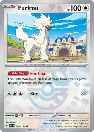 Furfrou (Master Ball Pattern) 88/131 - [SV Prismatic Evolutions] Holofoil