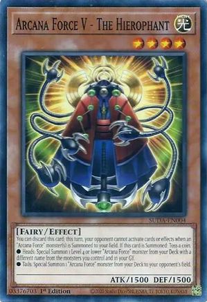 Arcana Force V - The Hierophant (SUDA-EN004) - Supreme Darkness 1st Edition