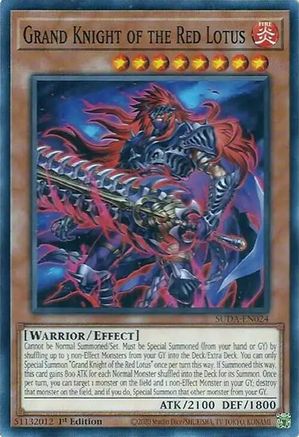 Grand Knight of the Red Lotus (SUDA-EN024) - Supreme Darkness 1st Edition